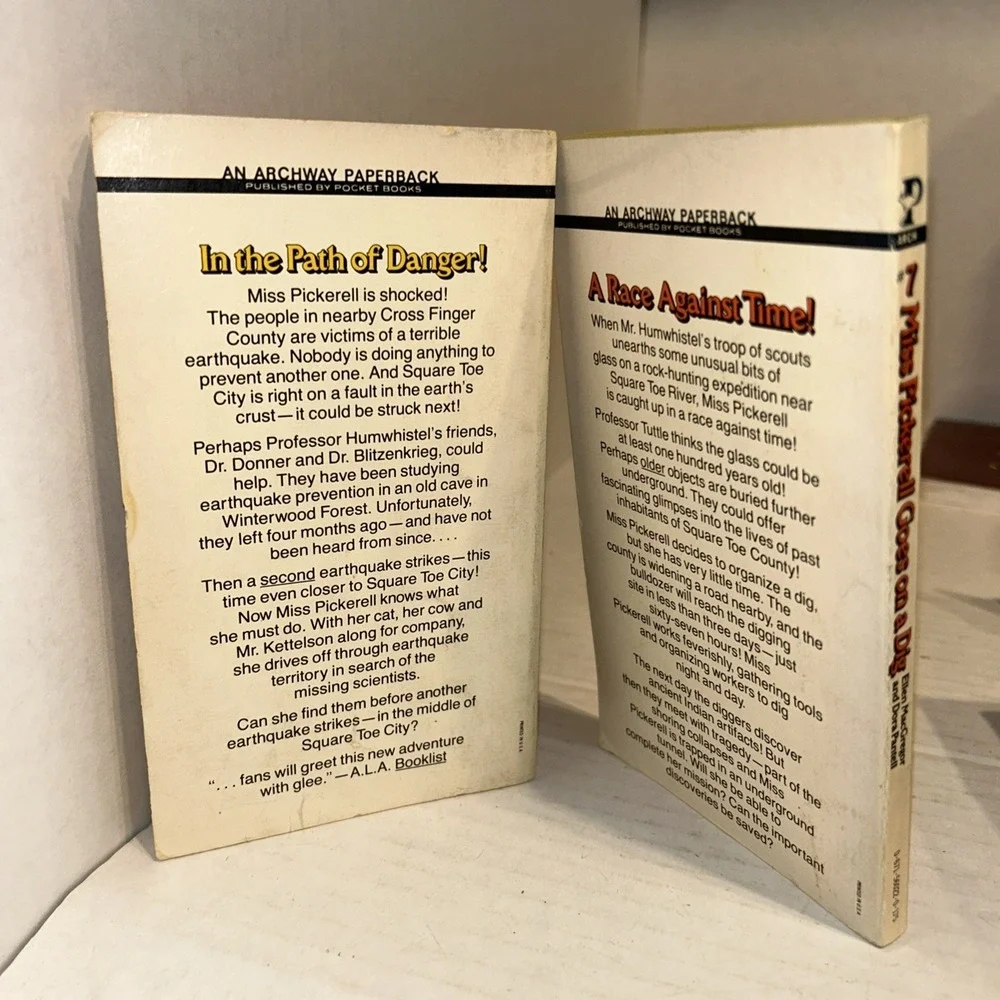 Miss Pickerell Book Lot 2 Rare Volumes 